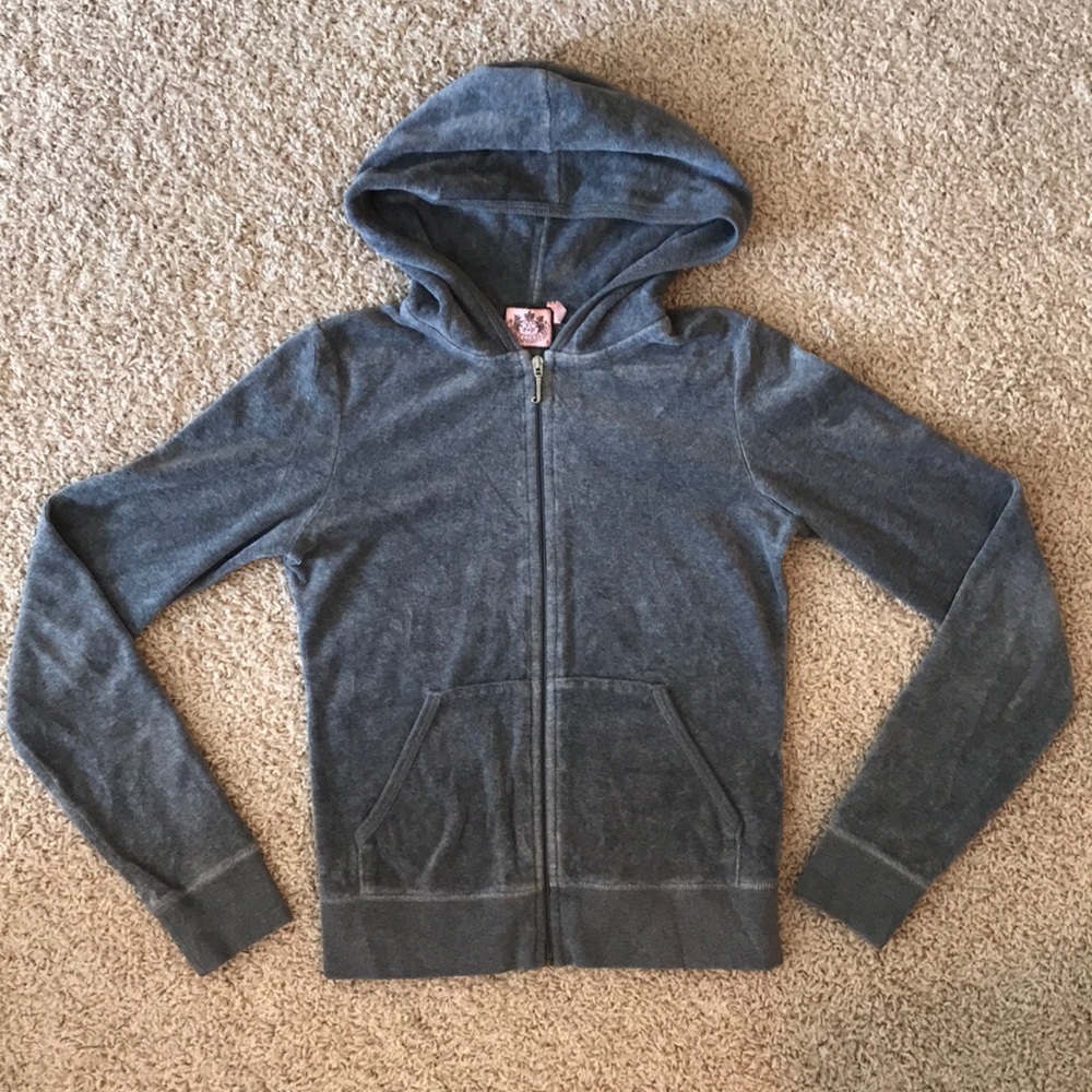 Grey Juicy Couture Zip Up